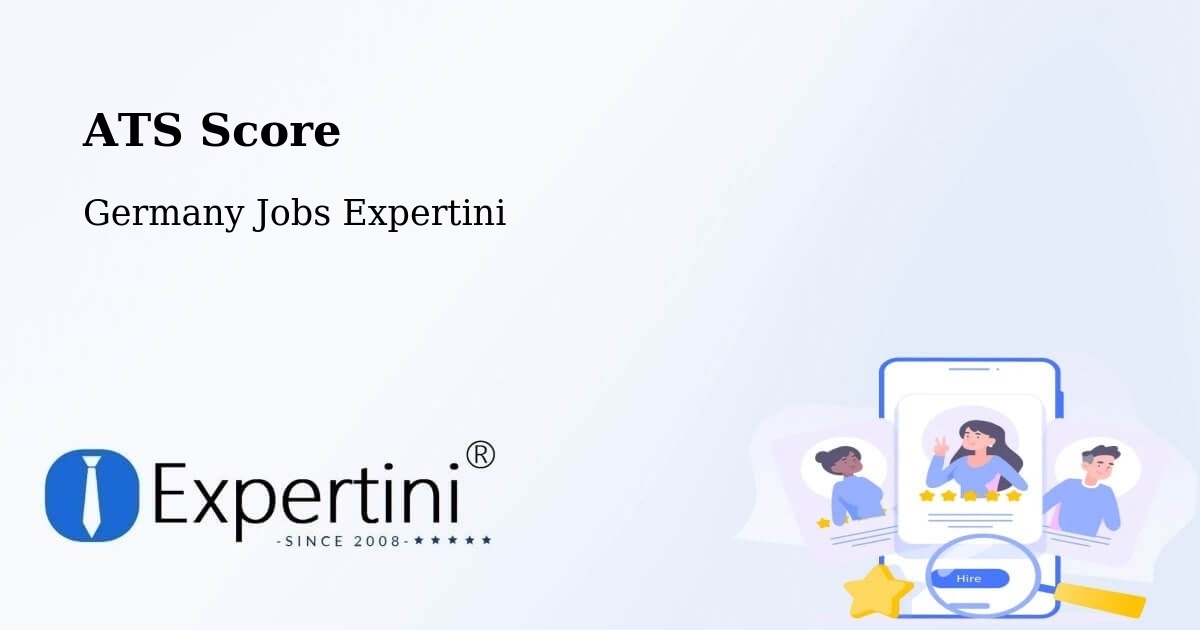 Resume ATS Score & Job Description Match Tool – Nienstädt - Germany Jobs Expertini