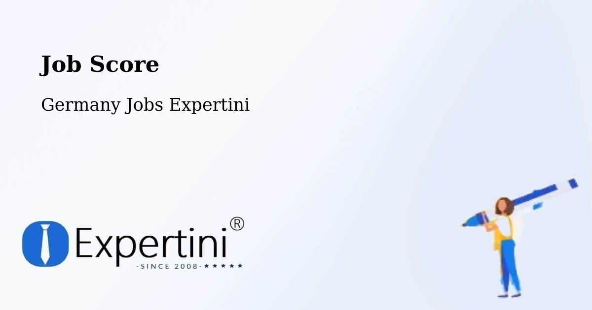 Job Score & Job Description Score Tool – Nienstädt - Germany Jobs Expertini
