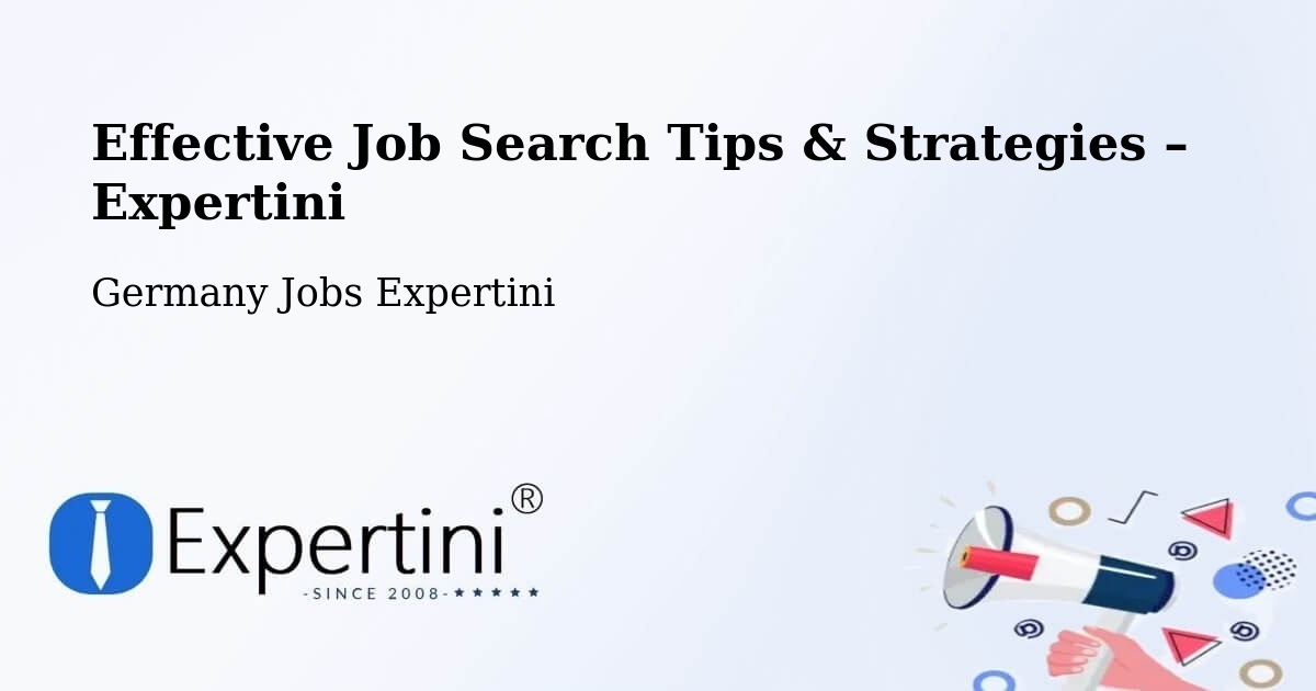 Job Search Tips & Strategies for Job Seekers – Nienstädt - Nienstädt, Germany Jobs Expertini