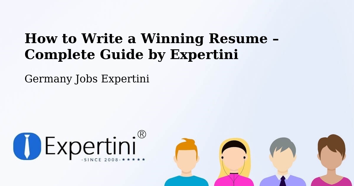 Resume Writing Guide for Job Seekers – Nienstädt - Nienstädt, Germany Jobs Expertini